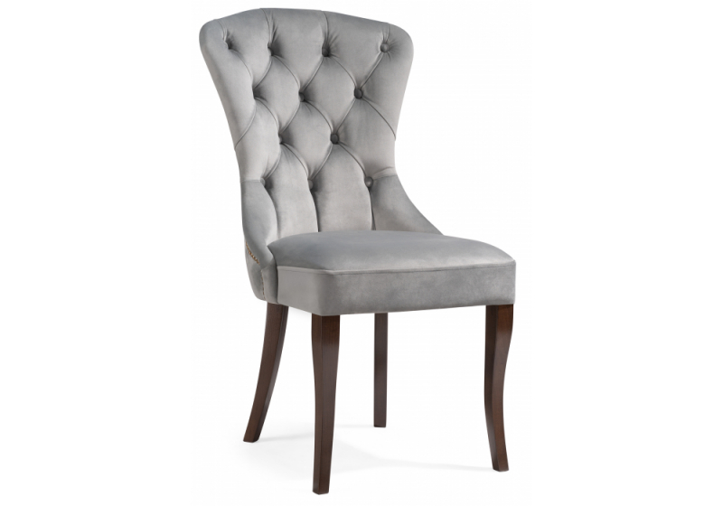 Стул деревянный Милано 1 серый / орех (51x59x96). 