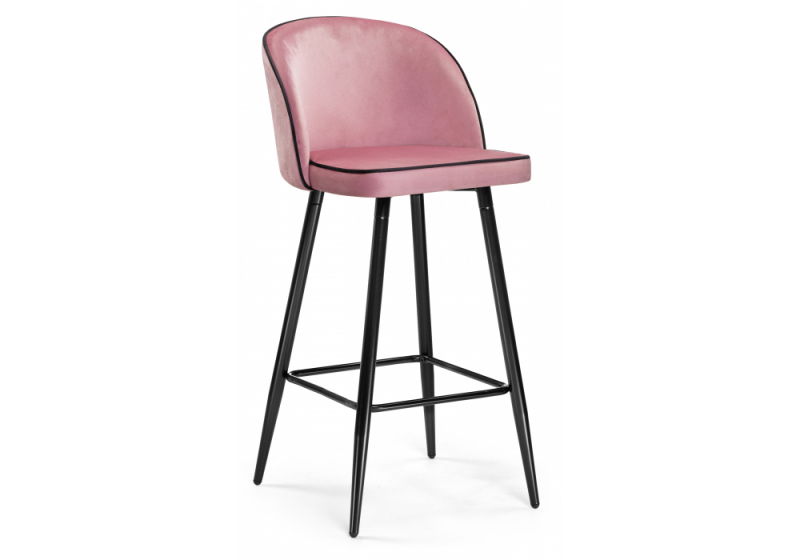 Барный стул Zefir pink (48x50x101). 