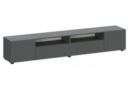 ТВ-тумба Сибити графит серый (200,1x34,6x35,5)
