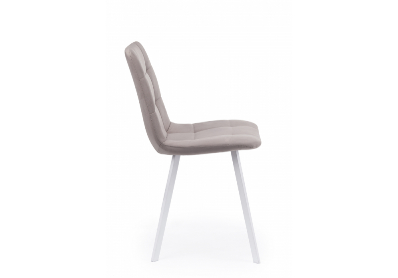 Стул на металлокаркасе Чилли латте / белый (44x50x87,5)