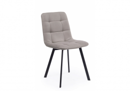 Стул на металлокаркасе Чилли латте / черный (44x50x87,5)
